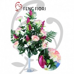 Frontale garofani/rose boccioli 18F