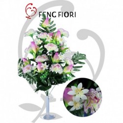 Frontale garofani/rose boccioli 18F