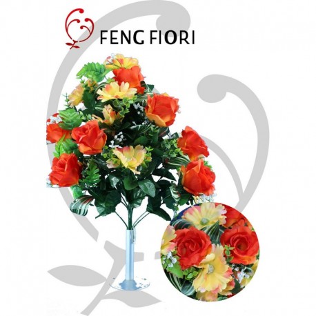 Frontale rose/anemoni 18F