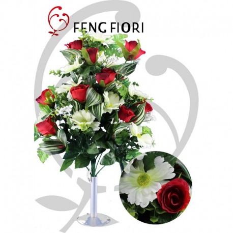 Frontale rose/anemoni 18F