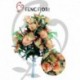 Frontale rose/anturium 18F