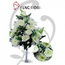 Frontale rose/crisantemi 18F