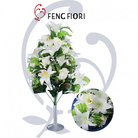 Frontale rose/lilium 18F