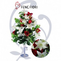 Frontale rose/lilium 18F