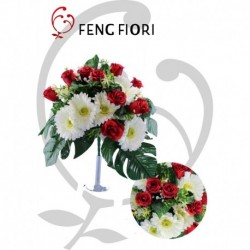 Bouquet gerbere/rose 25F