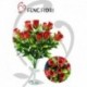 Bouquet rose boccioli 24F