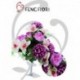 Bouquet rose crisantemi/orchidee 18F