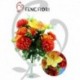 Bouquet rose crisantemi/orchidee 18F