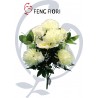 BOUQUET CRISANTEMI ORCHIDEA 18F 50CM